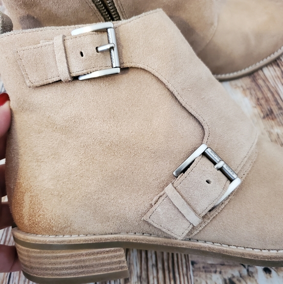 Michael Kors Adams Buckle Detail Ankle Bootie WOMEN DK KHAKI - Picture 10 of 11